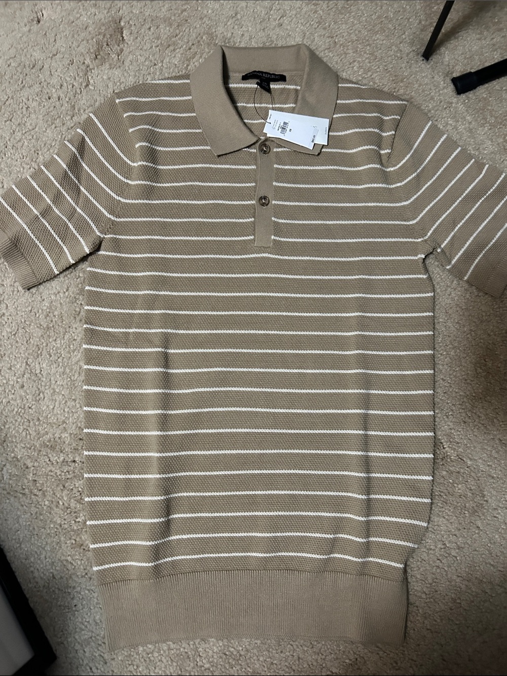 Banana Republic Factory cotton sweater polo (x-small) NWT